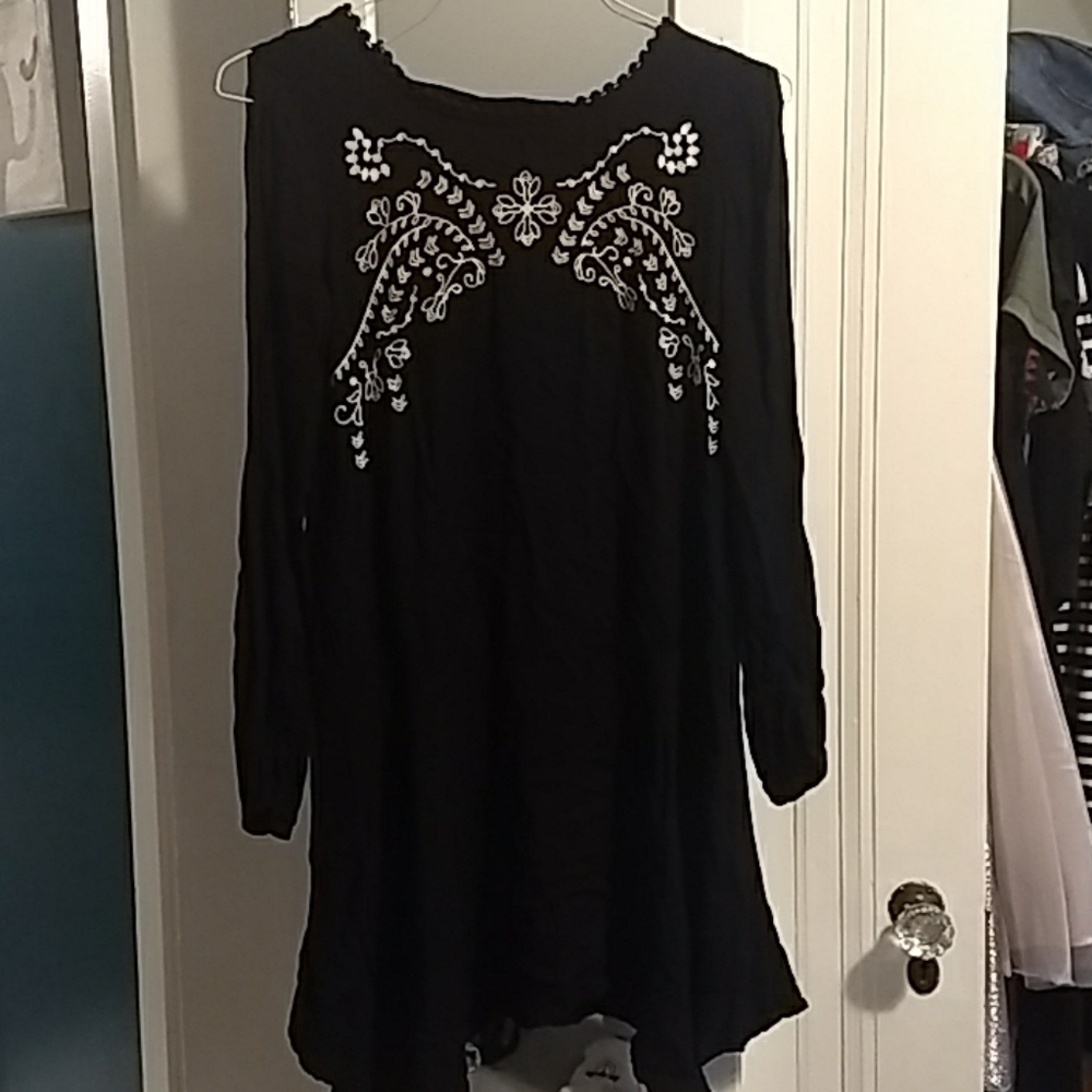 Women's dropwaist dress.